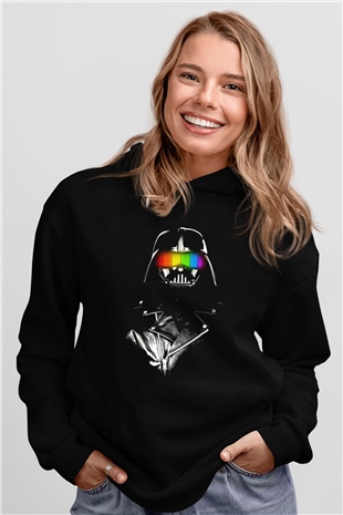Star Wars Siyah Unisex Kapşonlu Sweatshirt