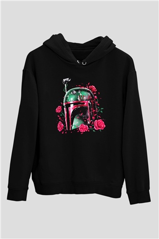 Star Wars Siyah Unisex Kapşonlu Sweatshirt