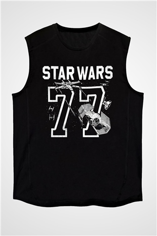 Star Wars Siyah Unisex Kolsuz Tişört
