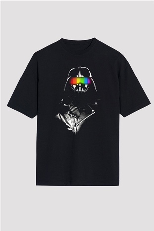 Star Wars Siyah Unisex Oversize Tişört T-Shirt