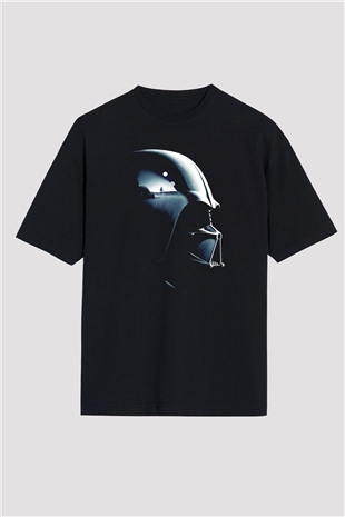 Star Wars Siyah Unisex Oversize Tişört T-Shirt