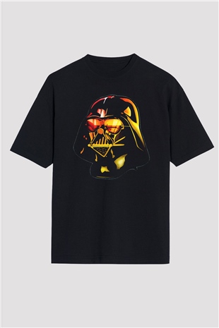 Star Wars Siyah Unisex Oversize Tişört T-Shirt