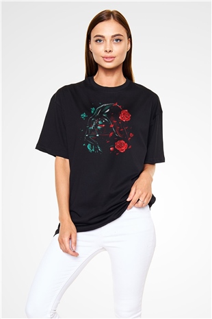 Star Wars Siyah Unisex Oversize Tişört T-Shirt