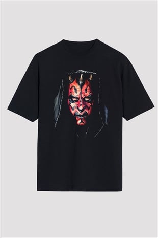 Star Wars Siyah Unisex Oversize Tişört T-Shirt