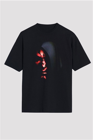 Star Wars Siyah Unisex Oversize Tişört T-Shirt