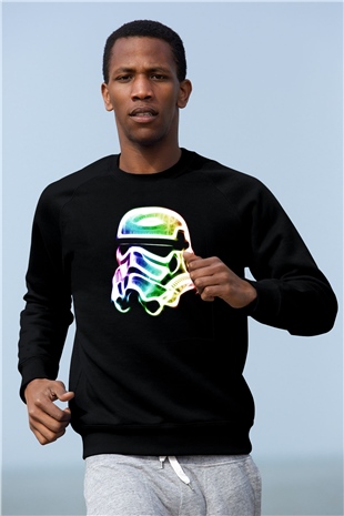 Star Wars Siyah Unisex Sweatshirt