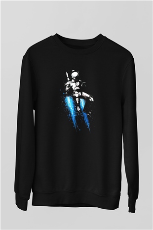 Star Wars Siyah Unisex Sweatshirt