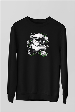 Star Wars Siyah Unisex Sweatshirt