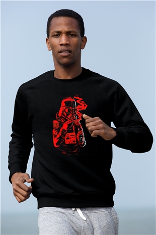 Star Wars Siyah Unisex Sweatshirt