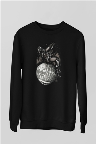 Star Wars Siyah Unisex Sweatshirt