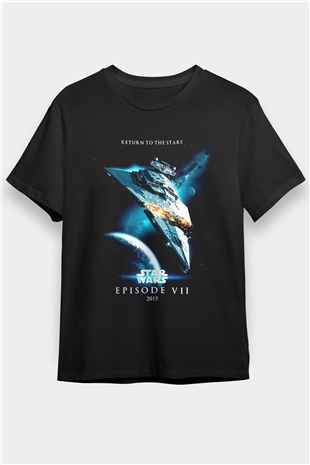 Star Wars Siyah Unisex Tişört T-Shirt
