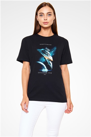 Star Wars Siyah Unisex Tişört T-Shirt