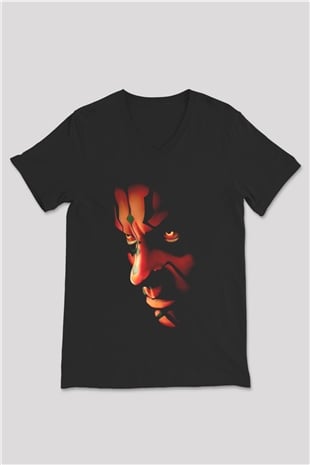 Star Wars Siyah Unisex V Yaka Tişört