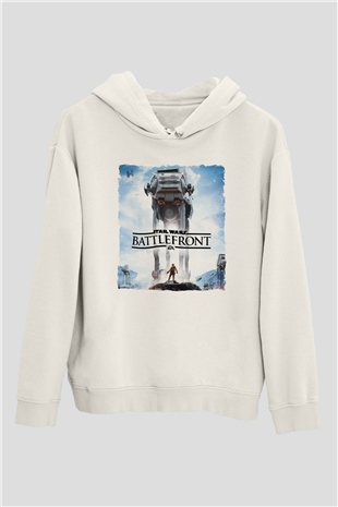 StarCraft Beyaz Unisex Hoodie