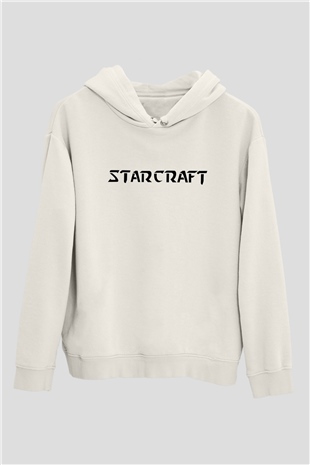 StarCraft Beyaz Unisex Hoodie