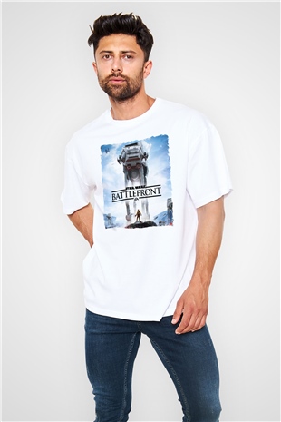 StarCraft Beyaz Oversize Tişört Oversize T-shirt