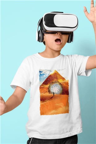 Stargate SG-1 Beyaz Unisex Çocuk Tişört
