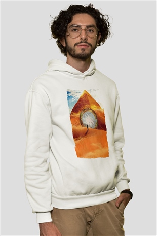 Stargate SG-1 Beyaz Unisex Hoodie