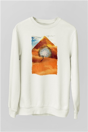 Stargate SG-1 Beyaz Unisex Sweatshirt