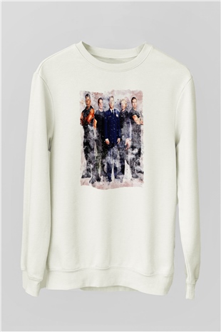 Stargate SG-1 Beyaz Unisex Sweatshirt