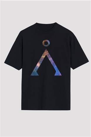 Stargate SG-1 Siyah Unisex Oversize Tişört T-Shirt