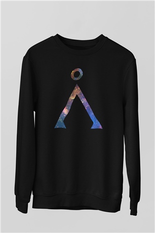 Stargate SG-1 Siyah Unisex Sweatshirt