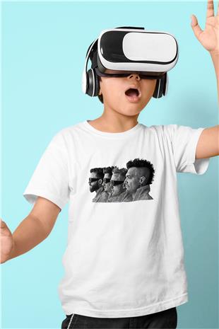 Starset Baskılı Beyaz Unisex Beyaz Çocuk Tişört - Tshirt