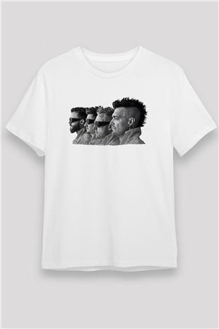 Starset Baskılı Unisex Beyaz Tişört - Tshirt