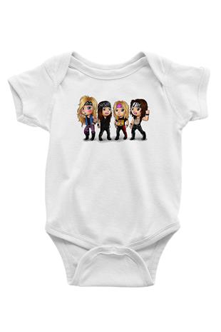 Starset Baskılı Unisex Siyah Bebek Body - Zıbın