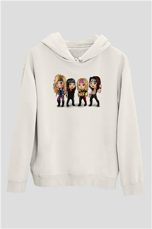 Starset Baskılı Unisex Siyah Kapüşonlu Sweatshirt