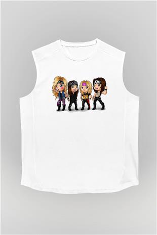 Starset Baskılı Unisex Siyah Kolsuz Tişört - Tshirt