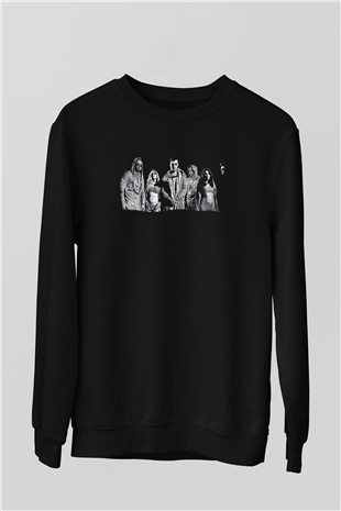 Starset Baskılı Unisex Siyah Sweatshirt