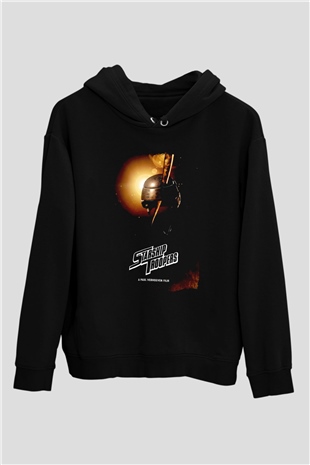 Starship Troopers Siyah Unisex Hoodie