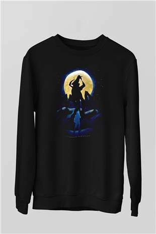 Starship Troopers Siyah Unisex  Sweatshirt