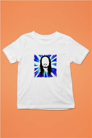 Steve Aoki Baskılı Beyaz Çocuk Tişört