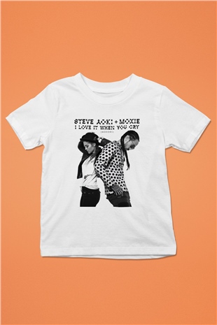 Steve Aoki Beyaz Unisex Çocuk Tişört