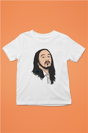 Steve Aoki Beyaz Unisex Çocuk Tişört
