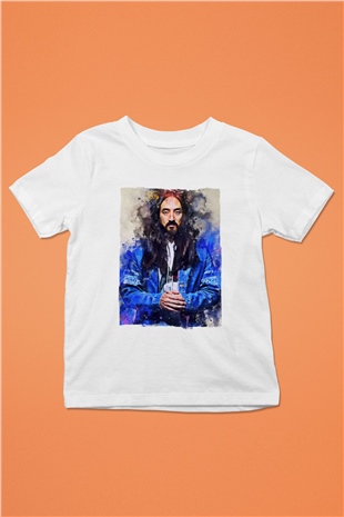 Steve Aoki Beyaz Unisex Çocuk Tişört