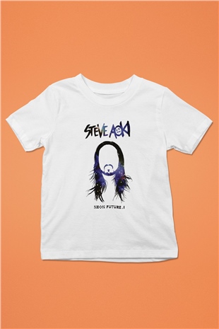Steve Aoki Beyaz Unisex Çocuk Tişört