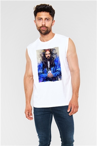 Steve Aoki Beyaz Unisex Kolsuz Tişört