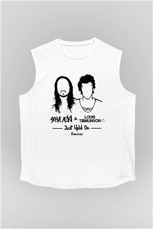 Steve Aoki Beyaz Unisex Kolsuz Tişört