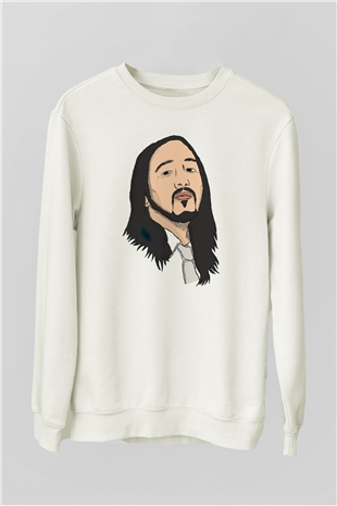 Steve Aoki Beyaz Unisex Sweatshirt