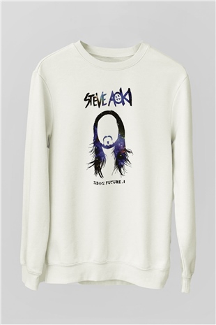 Steve Aoki Beyaz Unisex Sweatshirt