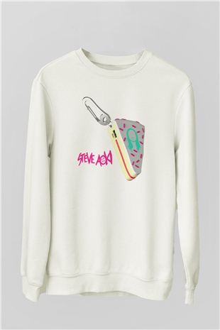 Steve Aoki Beyaz Unisex Sweatshirt