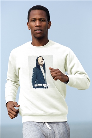 Steve Aoki Beyaz Unisex Sweatshirt
