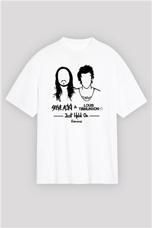 Steve Aoki Beyaz Oversize Tişört Oversize T-shirt - TişörtFabrikası