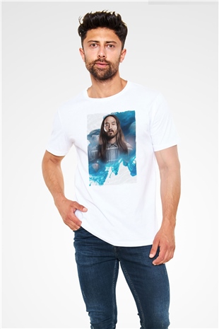 Steve Aoki Beyaz Unisex Tişört T-Shirt - TişörtFabrikası