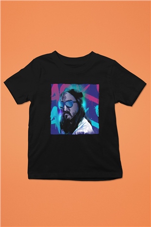 Steve Aoki Siyah Unisex Çocuk Tişört