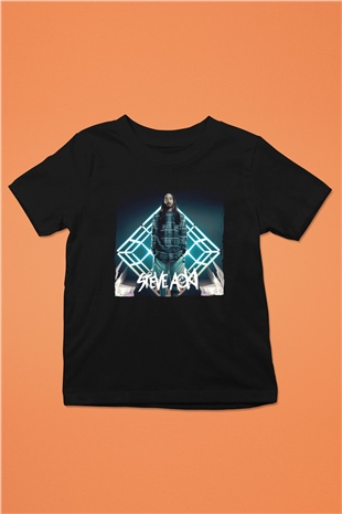 Steve Aoki Siyah Unisex Çocuk Tişört