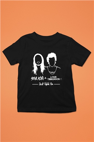 Steve Aoki Siyah Unisex Çocuk Tişört